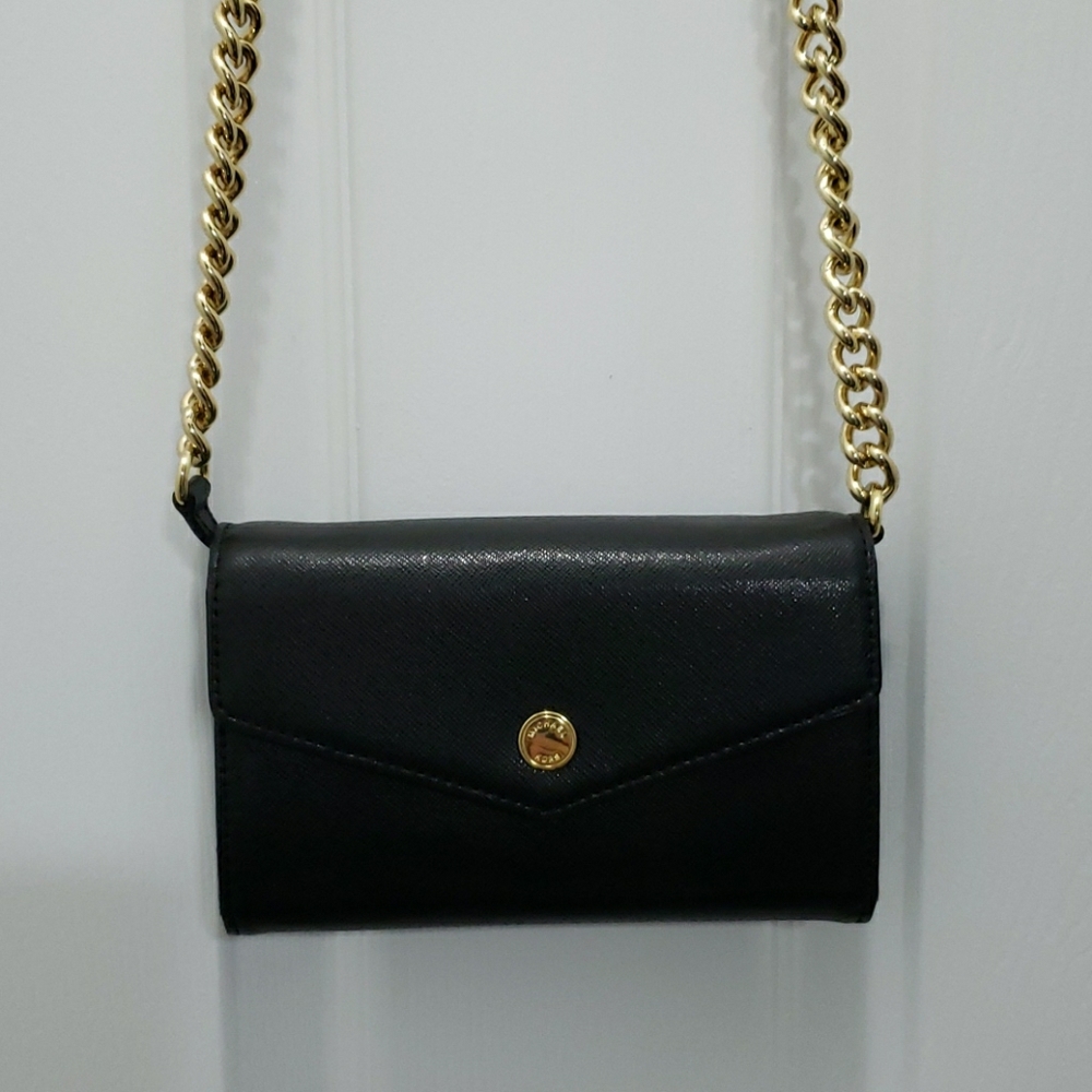 MK black mini crossbody bag.